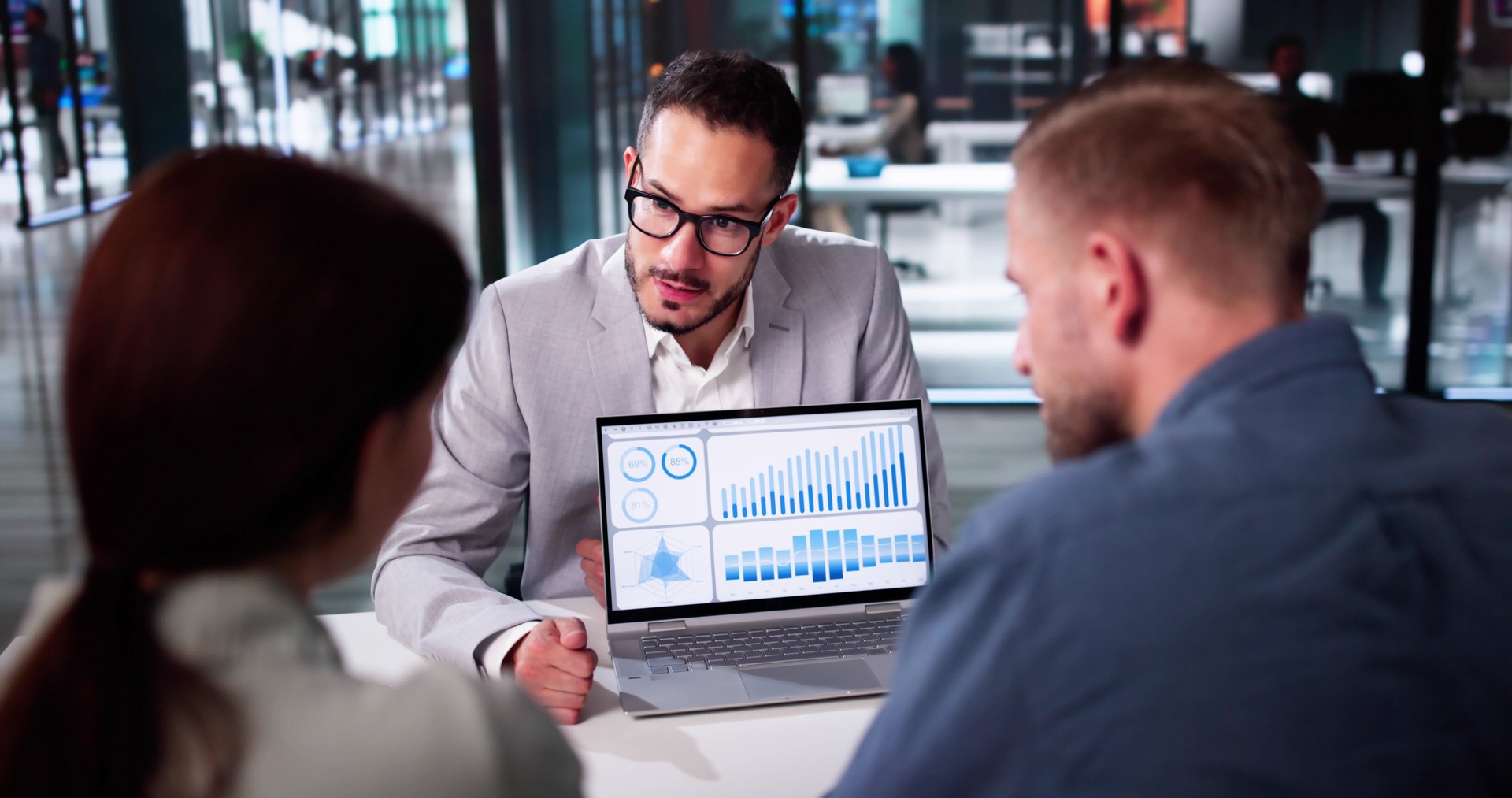 Financial Planner Giving Advice